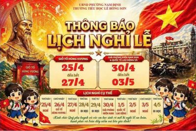 🔊THÔNG BÁO LỊCH NGHỈ LỄ
